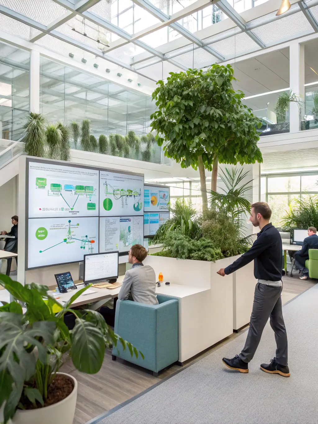 An image depicting streamlined business processes, showcasing automation and efficiency gains through Salesforce implementation.