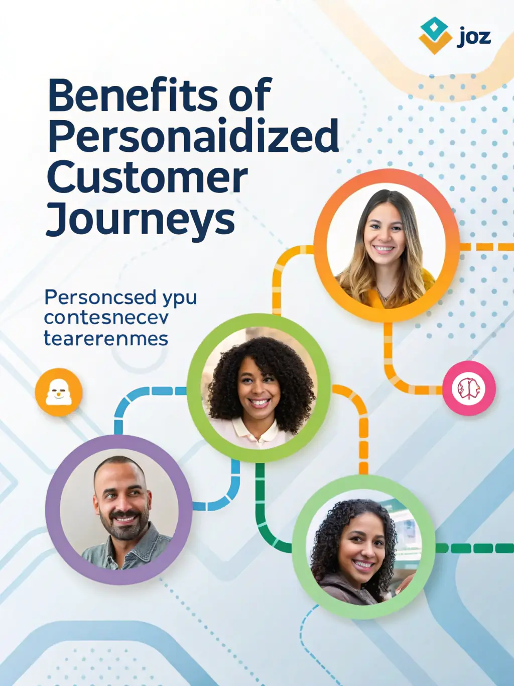 A visual representation of a seamless customer journey, highlighting personalized interactions and enhanced customer satisfaction through Salesforce.